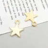 1 Novo KC Liga de Ouro Artificial Série Estrela Lua Sol Pingente Pingente Pulseira DIY Acessórios de Joias