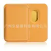 Soporte Magnético para Tarjetas Apple Magsafe Transfronterizo, Soporte para Tarjetas Adhesivo Trasero de Cuero para Teléfono, Soporte para Tarjetas Magnético Fuerte Anti-Desmagnetización Venta al por Mayor