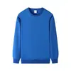 Sudadera Pulóver Redonda Oversize Estilo High Street Americano para Hombres y Mujeres 2026 Primavera/Otoño Nuevo Estilo Color Sólido Versátil