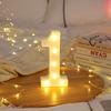 Luzes de Letras, Placas de Luz Digitais LED para Pedido de Casamento, Luzes Decorativas Românticas para Cena de Pedido de Casamento