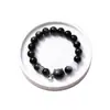 Pulsera de Ojo de Gato de Obsidiana Plateada Natural Moda Sensación de Alta Gama Magnética Pata de Gato Pulsera de Nicho Adorno para la Mano Venta al por Mayor