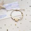 Pulsera tejida de cerámica de Jingdezhen para mujer Sentido de alta gama Nuevo estilo chino Literario Mejor amiga Estilo Mori Estilo antiguo Cuerda de mano Regalo