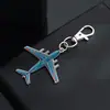 Llavero de Avión J-10 Proceso de Goteo de Aceite Material de Aleación Exhibición de Aviación Civil Llavero de Caza Colgante Regalo