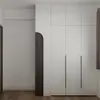 Gabinetes de cocina para toda la casa hechos a medida en Taiwán, gabinetes de sistema de panel integrado para villas, encimeras de isla, personalización de gabinetes de cocina integrados de estilo abierto