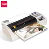 Máquina laminadora de plástico Deli 3895 frío y caliente carcasa metálica carcasa de hierro a3/a4 máquina de sellado plástico para fotos oficina hogar