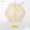 Esterilla de red de bambú tejida para olla de hierro fundido antiadherente, pieza de esterilla de bambú hexagonal para fondo de olla, artefacto antiadherente para fondo, red de esterilla de bambú, rejilla de bambú para estofar pescado