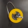 Fábrica atacado 20 metros 30 metros 50 metros 100 metros fibra régua disco régua hand-crank fita métrica puxar régua de pano régua fita métrica