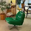 Cadeira de Solteiro Dewey Linger, Cadeira de Lazer Giratória para Sala de Estar e Varanda, Sofá Preguiçoso de Designer para Apartamento Pequeno, Cadeira de Solteiro