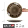 Plato Grande de Cerámica Plato para Cena Japonés Plato para Bistec Occidental Plato Grande para Cena Occidental Plato de Plato Sin