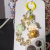 Encantos Originales Pop Mart Lindos para Hacer Manualidades con Cristal de Fresa y Hortensia para Correas de Teléfono, Colgantes de Bolsos y Colgantes de Coche