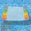 Rede Listrada de Quatro Tubos Transfronteiriça Boia Inflável Piscina Entretenimento Dobrável PVC Adulto Flutuante Cadeira Lounge Aquática Cama Boia