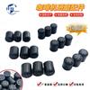 Suministro de accesorios para máquina de café tapón de silicona con orificio pasante tapón de silicona impermeable resistente al desgaste variedad de tapón de goma tapón de goma cilíndrico