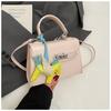 Bolsa Versátil Estilo Francês com Padrão de Crocodilo para Mulheres, Nova Tendência Primavera/Verão 2026, Bolsa de Ombro Simples Super Popular Bolsa de Mão Kelly