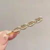 Presilha de Cabelo com Strass 2026 Novo Modelo Presilha Reta de Alta Qualidade Super Apertada Antiderrapante Presilha Lateral Presilha para Franja