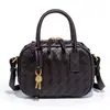 Bolso Tejido Puro Hecho a Mano de Nuevo Estilo, Gran Capacidad, Bolso de Mano Vintage Tipo Almohada de Bolos, Bolso de Hombro Cruzado Exquisito de Gama Alta