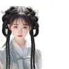 Moño de estilo antiguo para Hanfu, lindo accesorio para el cabello para mujeres, pinza para el cabello y relleno de moño versátiles y fáciles de usar para disfraces antiguos