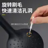 Escova de Limpeza Multifuncional para Limpeza de Chuveiro, Ferramenta Desentupidora de Chuveiro, Escova para Limpeza de Frestas do Banheiro, Mini Escova de Limpeza
