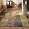 Alfombra persa transfronteriza, Felpudo de entrada de estilo étnico turco de Oriente Medio, Alfombra de bucle para sala de estar, Alfombra para mesa de café y sofá