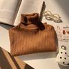 Suéter Grueso de Cuello Alto Cálido para Niños, Prendas de Punto para Niñas Mayores, Camiseta Interior Base para Bebés