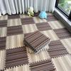 Tapete de Piso de Espuma con Costuras Alfombra de Algodón y Lino Manta para Dormitorio Junto a la Cama Sala de Estar 2024 Nuevo Tapete de Piso Placas para Piso de Habitación