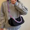 Bolsa de Mão Estilo Coreano 2026 Feminina Nova Bolsa de Mão Transversal Verão Versátil Japonesa Tecida Única Alça de Ombro Moda Bolsa de Ombro
