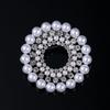 Broche de perlas para mujer, exquisito diseño de nicho, ramillete, ropa, broche anti-caminar, accesorios atmosféricos.