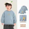 Ropa Infantil Panda Kaka Sudadera de Cuello Redondo para Niños Ropa de Otoño para Niñas Tops de Otoño para Niños Ropa de Primavera Otoño para Bebés