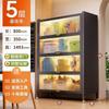 Aparador de cocina Yanen, armario a prueba de polvo, armario de almacenamiento con puerta, armario de almacenamiento de suelo, gran capacidad, estilo europeo para el hogar.
