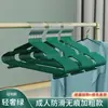 Cabide de Roupas Antiderrapante para Passar Roupas em Casa Cabide de Roupas de Metal para Loja de Roupas Cabide Antiderrapante de Cor Sólida para Secar Roupas para Adulto Criança