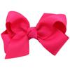8cm Cinta de Hilo para Niños Lazo Pinza para el Cabello Niñas Pequeño Color Sólido Lazo Hebilla Clip 20 Colores
