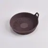 Portavasos de silicona para coche transfronterizo, diseño simple con asa, elevado para vaso de agua de coche, antideslizante y resistente al calor, portavasos de silicona universal