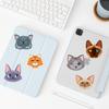 8 adesivos de gato DIY livro de mão capa de celular copo caderno plano adesivos de decoração de mesa atacado