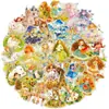 6 Folhas/Pacote Adesivos de Rosto que Mudam de Cor Sereia Princesa Sereia Desenho Animado Diário Interativo Pai-Filho Adesivos de Quebra-Cabeça DIY