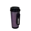 Caneca de Café Colorida Estrelada com Revestimento de Titânio, Copo Térmico Portátil de Alta Qualidade para Uso Externo com Alça para Homens e Mulheres, Adequado para Uso no Carro