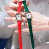 Poesia Gaudi Europeu Romano temperamento retro moda simples pequeno dial ins estilo pulseira de couro relógio senhoras atacado