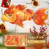 Kit de Material DIY Linterna de Arowana de PVC Linterna de Pez Brillante Hecha a Mano para Niños Decoración de Puesto de Día de Año Nuevo