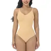 Amazon Transfronterizo Sexy de Tirante Espalda Hermosa Body Moldeador de Una Pieza Alta Elasticidad Ajustado Push-Up Control de Vientre Body Moldeador de Una Pieza