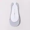 Calcetines Invisibles Bajos para Mujer, Estilo Delgado de Verano, Calcetines Frescos de Seda de Hielo, Esponja Absorbente de Impactos, Antideslizantes, Calcetines Tipo Barco Antideslizantes en el Talón
