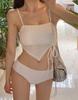 Coleção Nova Loja 2025 Estilo Puro Desejo Moda Praia Feminina Biquíni Sexy Maiô de Duas Peças de Alta Qualidade