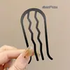 Pente invertido requintado e fofo para penteados estilo princesa, presilhas laterais para cabelo para mulheres, acessórios de cabelo com laço estilo coreano e presilhas de cabelo da moda para estilizar e arrumar fios soltos
