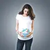 Explotaciones transfronterizas Amazon wish AliExpress camiseta de maternidad de manga corta impresa en ruso