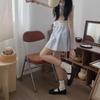 Calcetines Delgados de Primavera y Verano Calcetines de Media Caña para Mujer Algodón Puro Estilo Japonés Niña Jk Estilo Ballet Lolita Malla Transpirable Calcetines de Media Caña