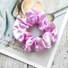 Faixa de Cabelo de Cetim Amazon Transfronteiriça, Scrunchie de Cetim para Mulheres, Prendedor de Coque de Alta Qualidade