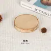 Chip de madera transfronterizo chip de madera material de pintura a mano para bricolaje decoración de jardín de infantes hecha a mano tablero redondo de chip de madera con anillo anual de pino