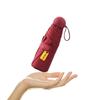 Personalizado Mini Cápsula Guarda-chuva Protetor Solar Protetor Solar 8 Osso Cola Preta Cinco vezes Guarda-chuva Ensolarado e Chuva Dupla finalidade Guarda-chuva de bolso dobrável