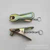 Bico de Inflador com Clipe Boca Única Preto Amarelo Acessórios de Ferro Estilo Britânico Bico de Ar Mecânico Bico de Inflação Multiuso Fabricante Atacado