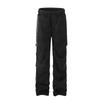 Comercio Exterior Nicho Estilo Retro Estéreo Plisado Gris Táctico Cortavientos Nylon Montañismo al Aire Libre Pantalones Casuales