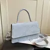 2026 Verão Novo Vintage Tendência Estiloso Simples Versátil Bolsa de Ombro Cruzada de Mão Pequena Quadrada