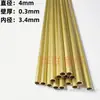 Diámetro 1 2 3 4 40 50 mm tubo redondo pequeño de latón capilar hueco de pared delgada h62/h65 tubo de latón protección ambiental
