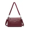 2025 Nuevo Bolso de Textura de Moda para Mujer Bolso de Hombro Elegante para Madre Estilo Transfronterizo Simple y Elegante Bolso de Mano Cruzado